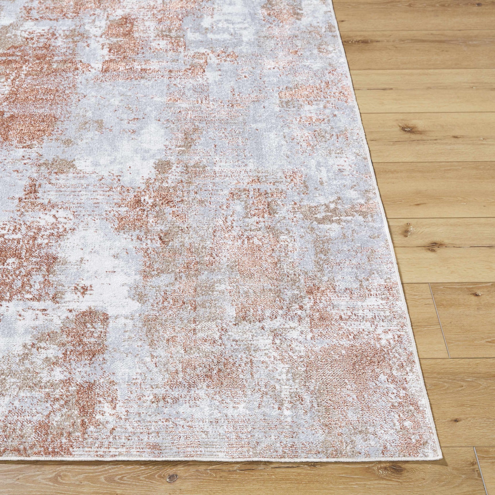 Anitra Brown Washable Area Rug - Ornate Home