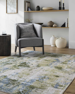 Anitra Green Washable Area Rug - Ornate Home