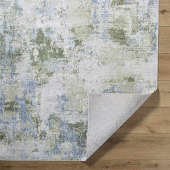 Anitra Green Washable Area Rug - Ornate Home