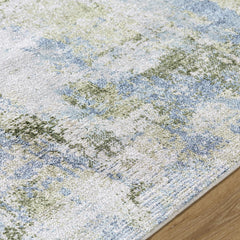 Anitra Green Washable Area Rug - Ornate Home