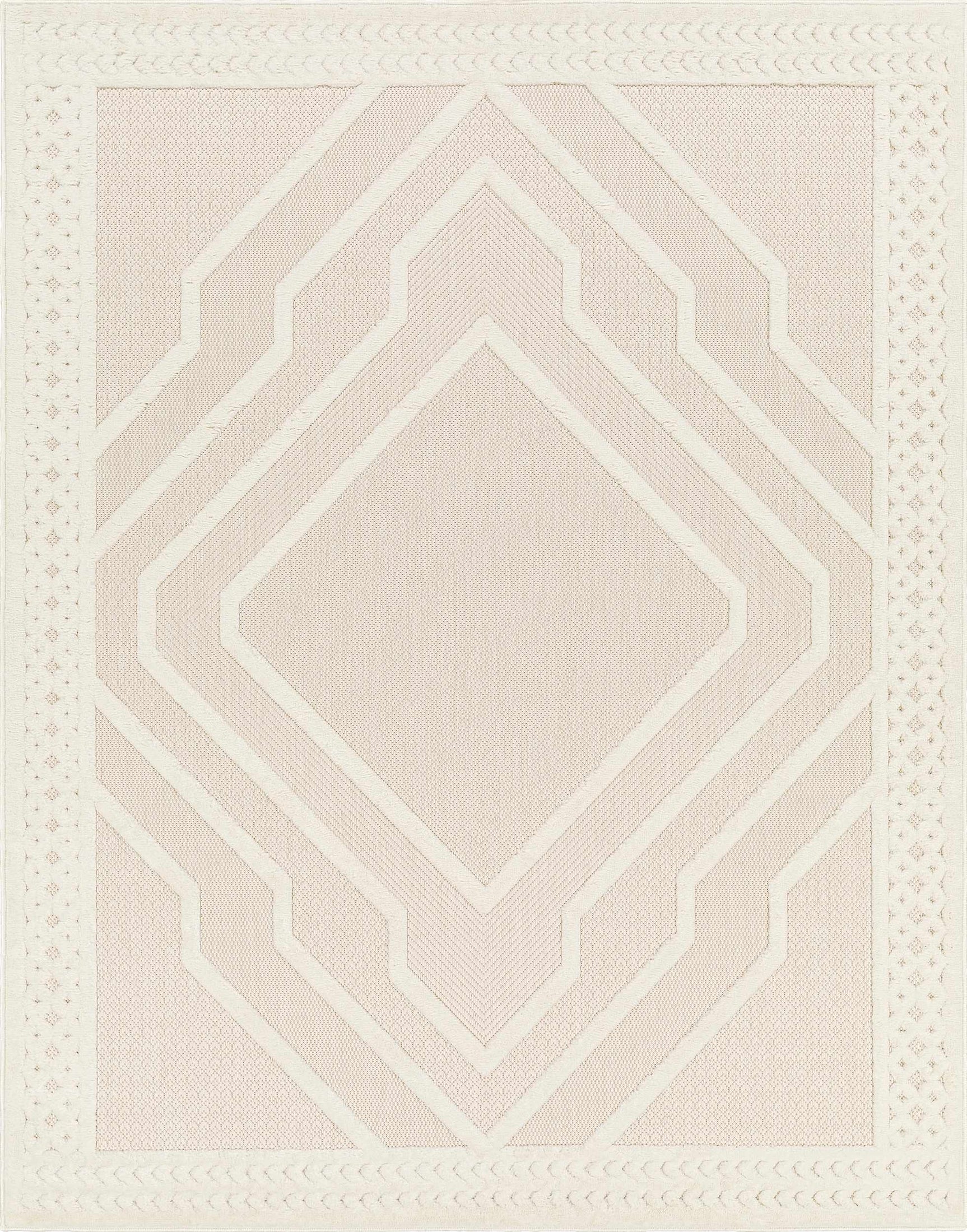 Anja Cream Outdoor Rug - Clearance - Ornate Home