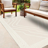 Anja Cream Outdoor Rug - Clearance - Ornate Home