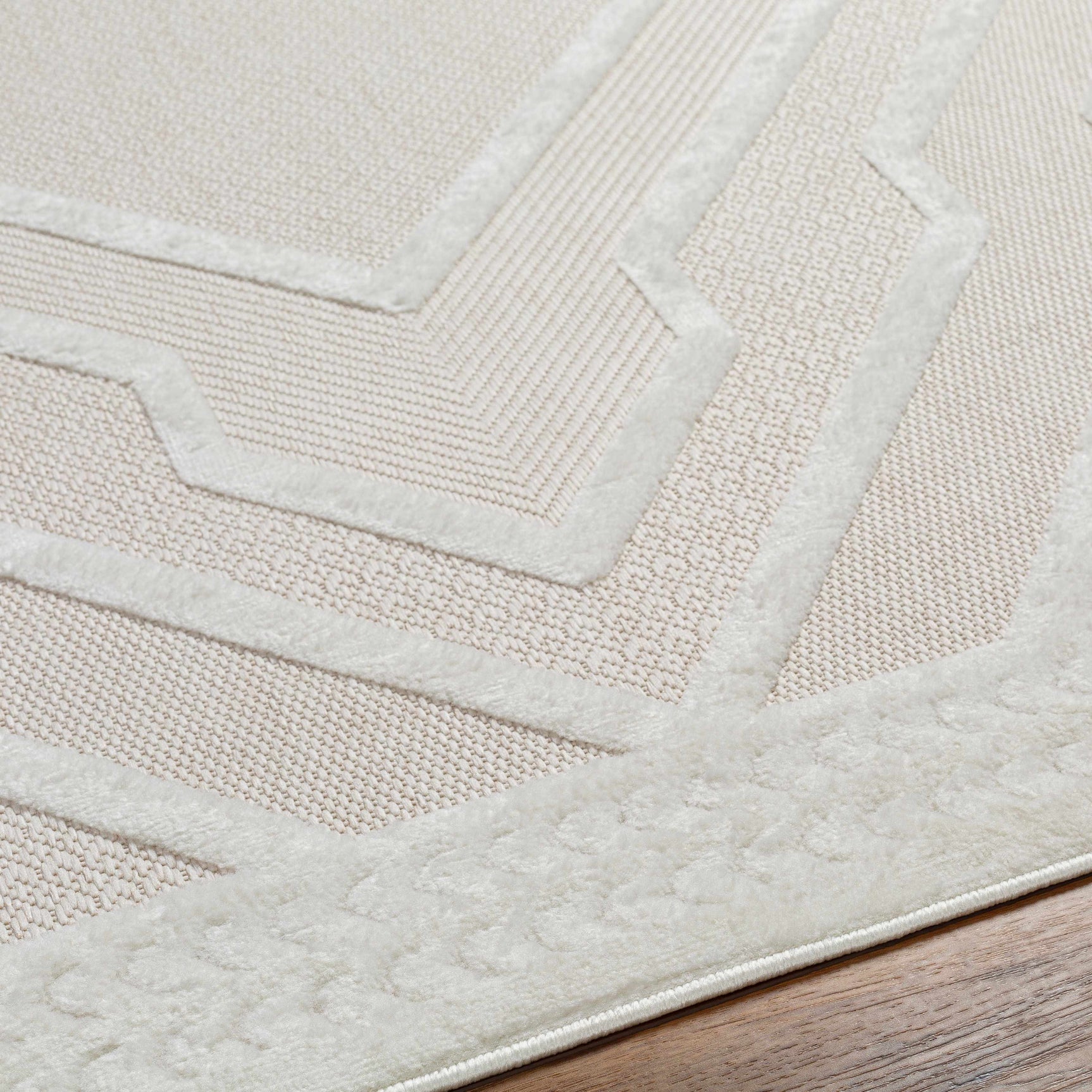 Anja Cream Outdoor Rug - Clearance - Ornate Home