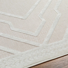 Anja Cream Outdoor Rug - Clearance - Ornate Home