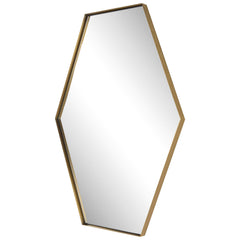 Ankara Brass Hexagon Mirror - Ornate Home