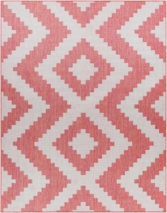 Anke Orange Outdoor Area Rug - Clearance - Ornate Home