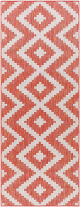 Anke Orange Outdoor Area Rug - Clearance - Ornate Home