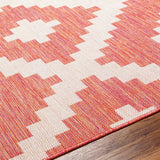 Anke Orange Outdoor Area Rug - Clearance - Ornate Home