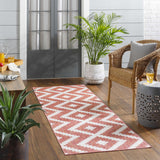 Anke Orange Outdoor Area Rug - Clearance - Ornate Home
