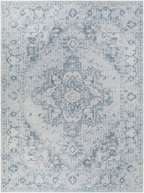 Ankti Aqua Washable Area Rug - Clearance - Ornate Home
