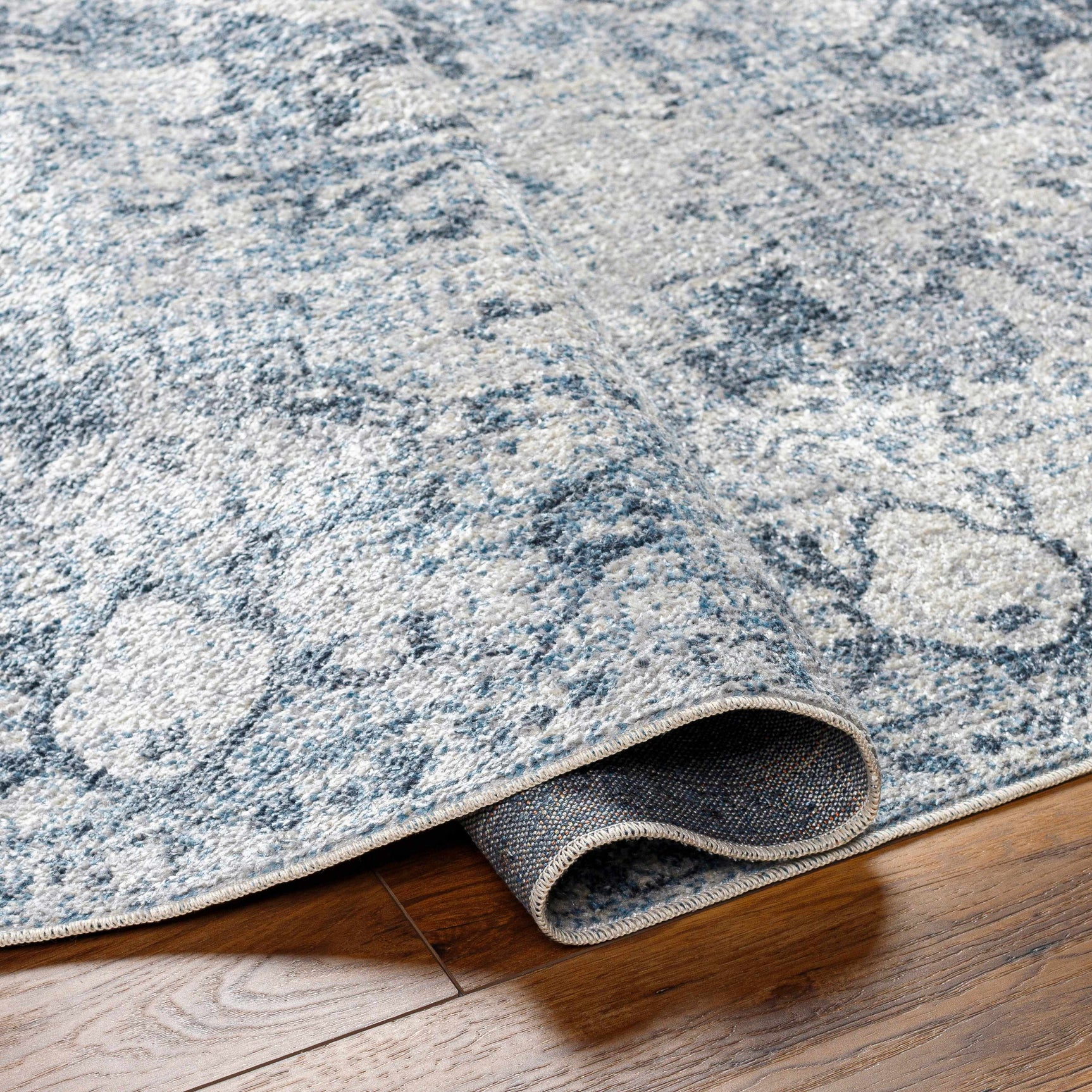 Ankti Aqua Washable Area Rug - Clearance - Ornate Home