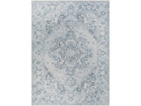 Ankti Aqua Washable Area Rug - Ornate Home