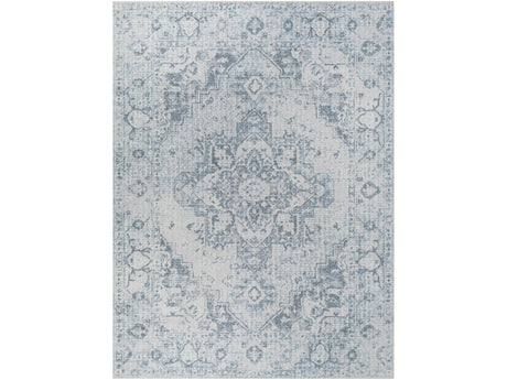 Ankti Aqua Washable Area Rug - Ornate Home