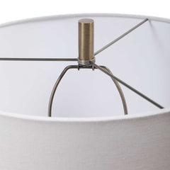 Anmer Brass Industrial Table Lamp - Ornate Home