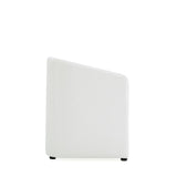 Anna Round Faux Leather Dining Armchair in Cream - Ornate Home