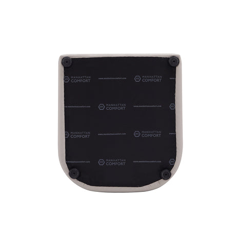 Anna Round Faux Leather Dining Armchair in Light Stone Grey - Ornate Home