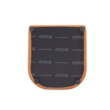 Anna Round Faux Leather Dining Armchair in Saddle - Ornate Home