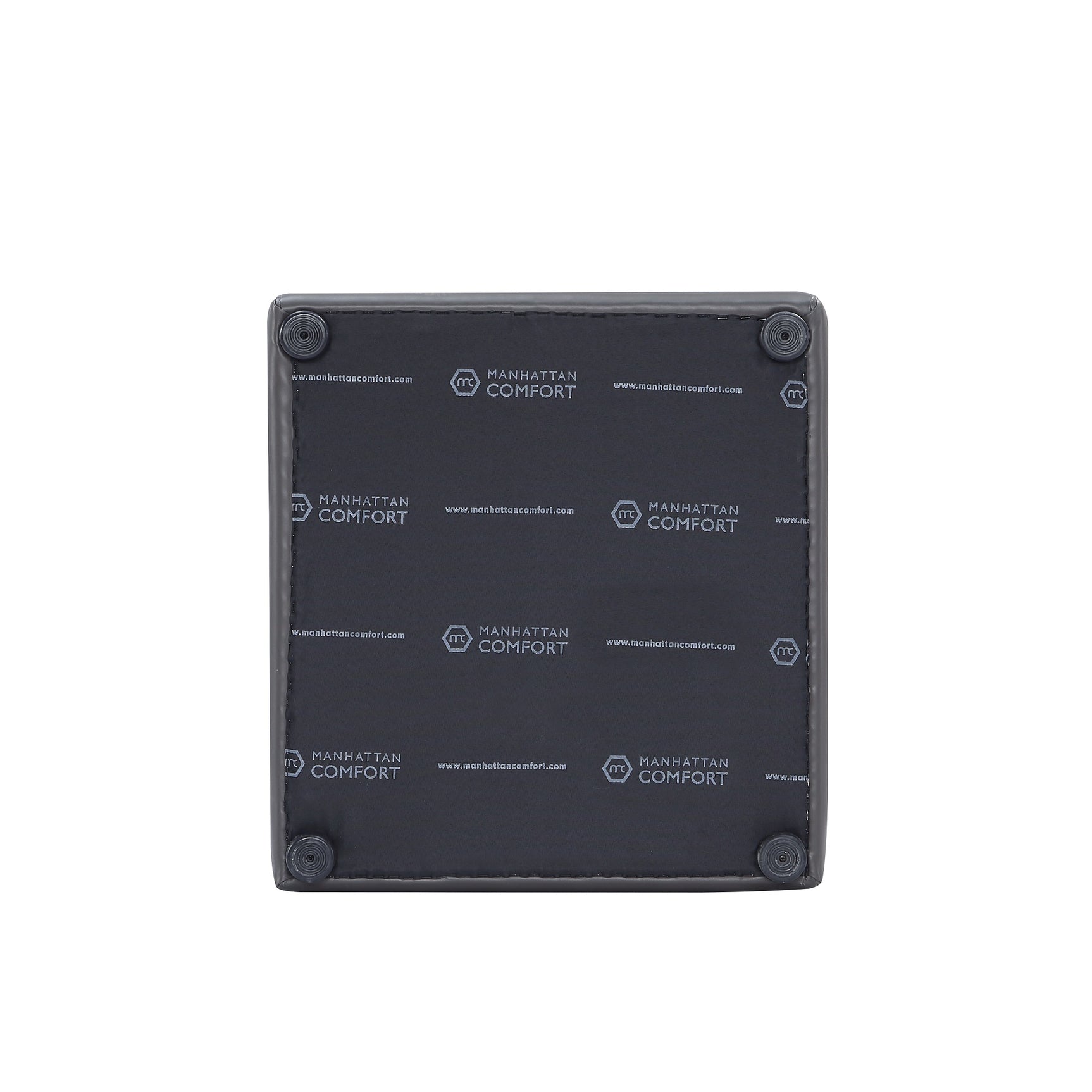 Anna Square Faux Leather Dining Armchair in Pewter - Ornate Home