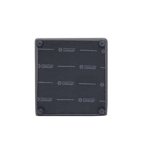 Anna Square Faux Leather Dining Armchair in Pewter - Ornate Home