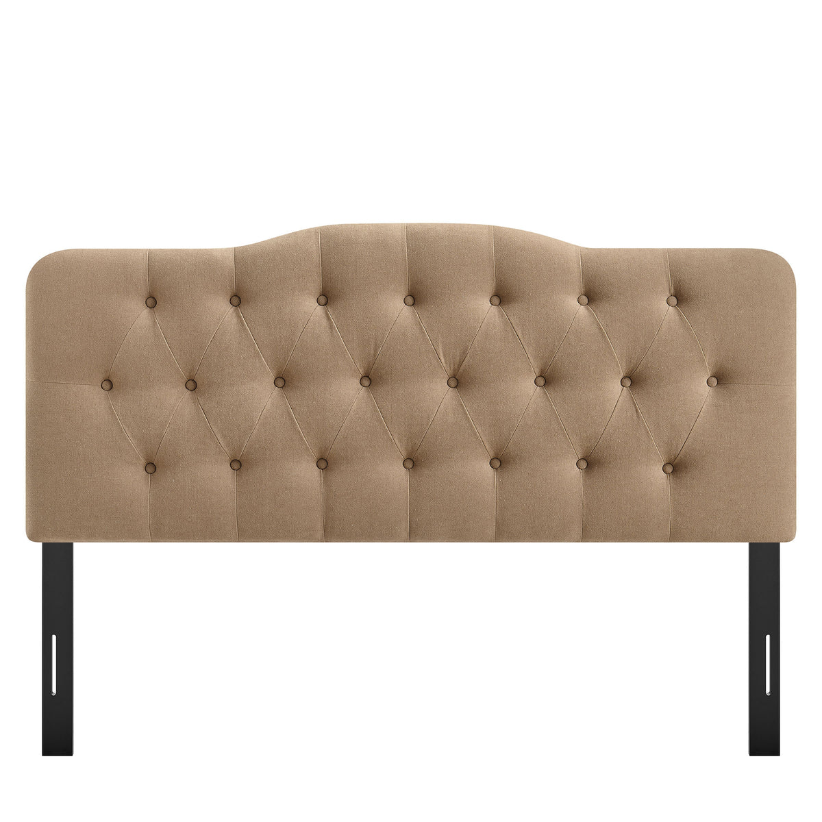 Annabel Almond Premium Linen Blend King Headboard - Ornate Home