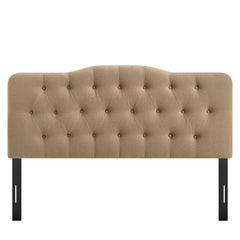 Annabel Almond Premium Linen Blend King Headboard - Ornate Home