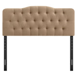 Annabel Almond Premium Linen Blend Queen Headboard - Ornate Home