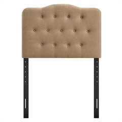 Annabel Almond Premium Linen Blend Twin Headboard - Ornate Home