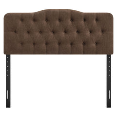Annabel Cocoa Premium Linen Blend King Headboard - Ornate Home