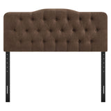 Annabel Cocoa Premium Linen Blend Queen Headboard - Ornate Home
