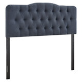 Annabel Denim Premium Linen Blend Full Headboard - Ornate Home