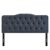 Annabel Denim Premium Linen Blend Full Headboard - Ornate Home