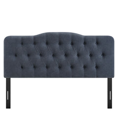 Annabel Denim Premium Linen Blend Full Headboard - Ornate Home