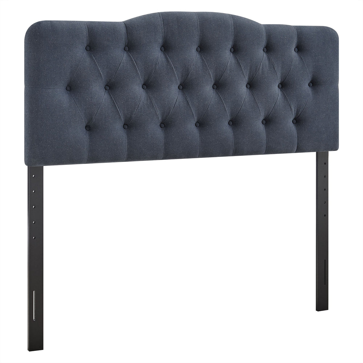 Annabel Denim Premium Linen Blend King Headboard - Ornate Home
