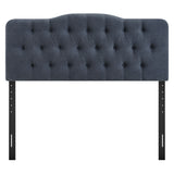 Annabel Denim Premium Linen Blend King Headboard - Ornate Home