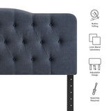 Annabel Denim Premium Linen Blend King Headboard - Ornate Home