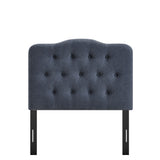 Annabel Denim Premium Linen Blend Twin Headboard - Ornate Home
