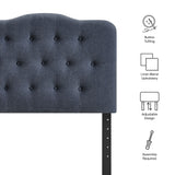 Annabel Denim Premium Linen Blend Twin Headboard - Ornate Home