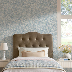 Annabel Mushroom Faux Leather Twin Headboard - Ornate Home