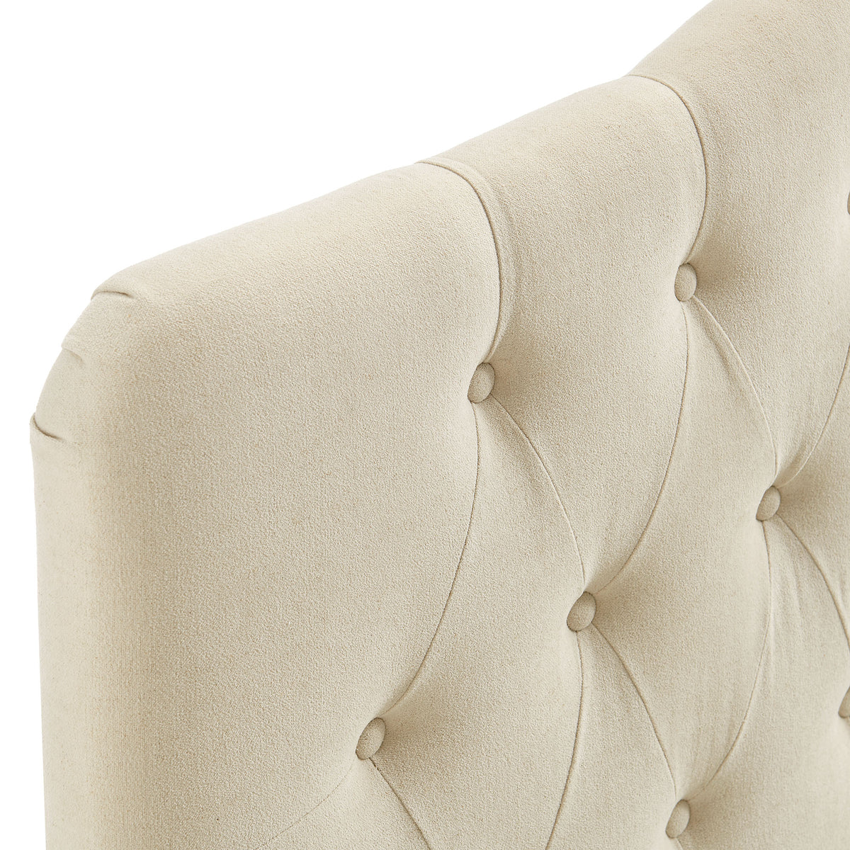 Annabel Premium Linen Blend King Headboard - Ornate Home