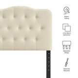 Annabel Premium Linen Blend Twin Headboard - Ornate Home