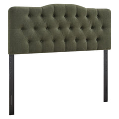Annabel Sage Premium Linen Blend Full Headboard - Ornate Home