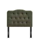 Annabel Sage Premium Linen Blend Twin Headboard - Ornate Home