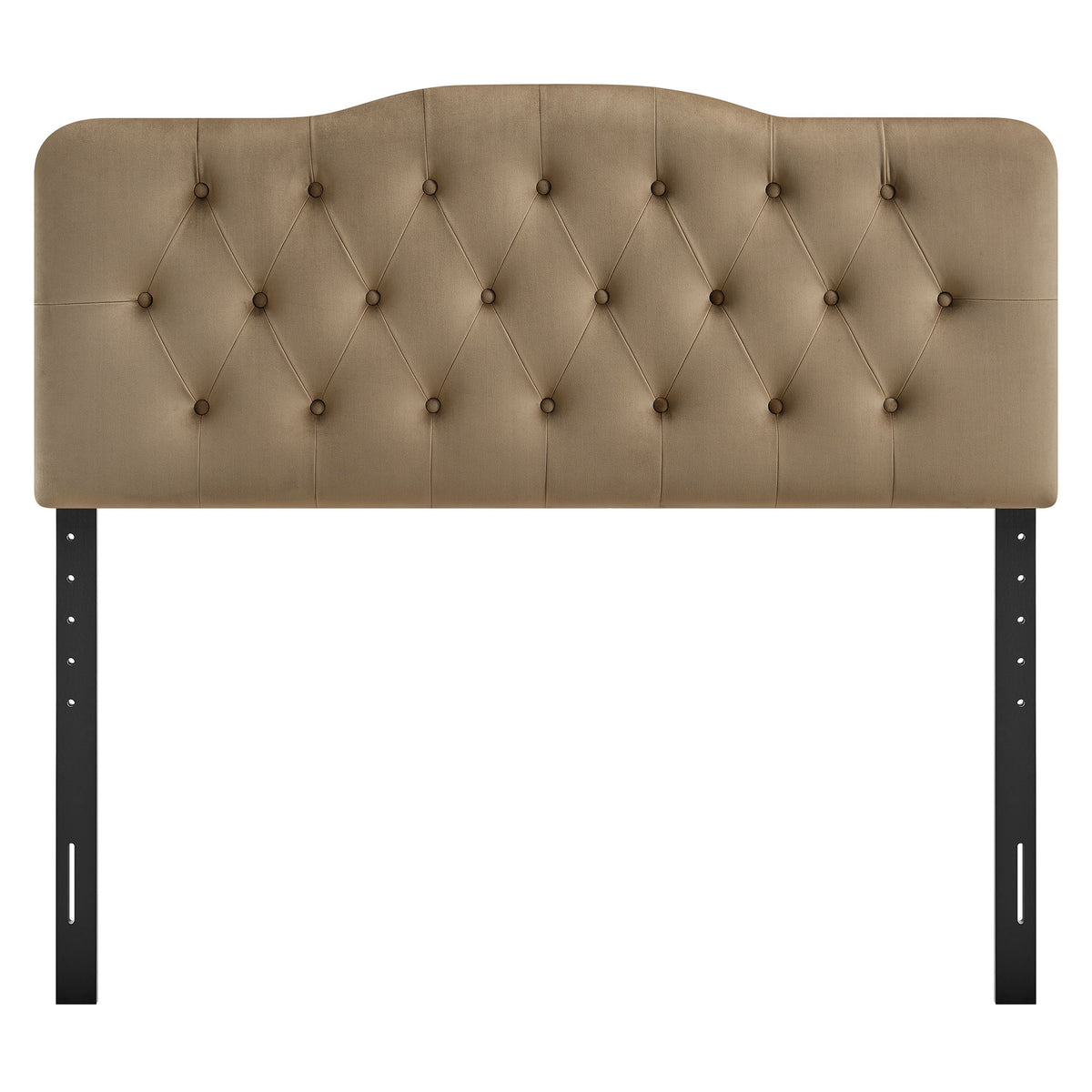 Annabel Taupe Stain-Resistant Performance Velvet King Headboard - Ornate Home