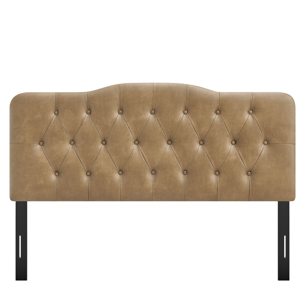 Annabel Toast Vegan Leather Full Headboard - Ornate Home
