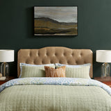 Annabel Toast Vegan Leather King Headboard - Ornate Home