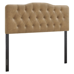 Annabel Toast Vegan Leather King Headboard - Ornate Home