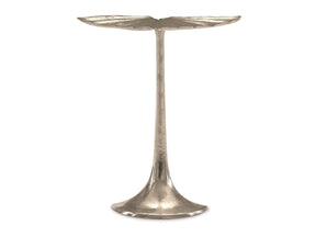 Annabella Satin Nickel Accent Table - Ornate Home