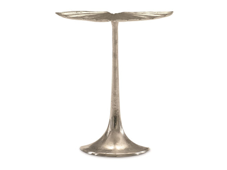 Annabella Satin Nickel Accent Table - Ornate Home