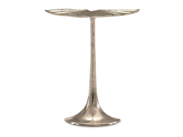 Annabella Satin Nickel Accent Table - Ornate Home