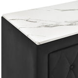Annabelle Black Nightstand - Ornate Home